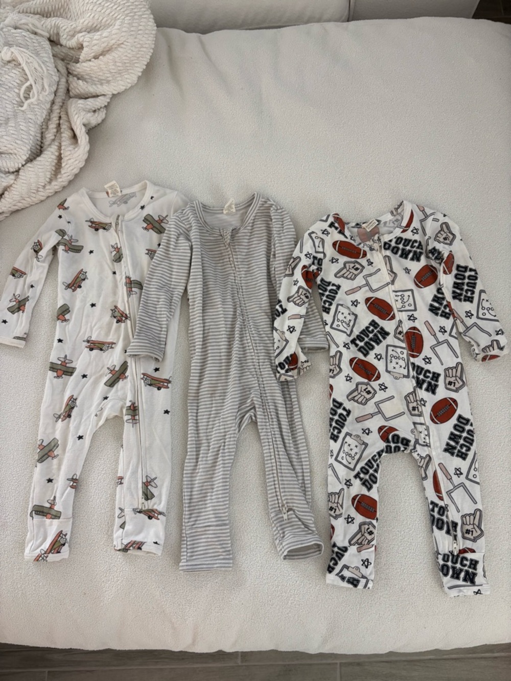 Larkspur Baby Boys One-Piece Romper - Bundle of 3